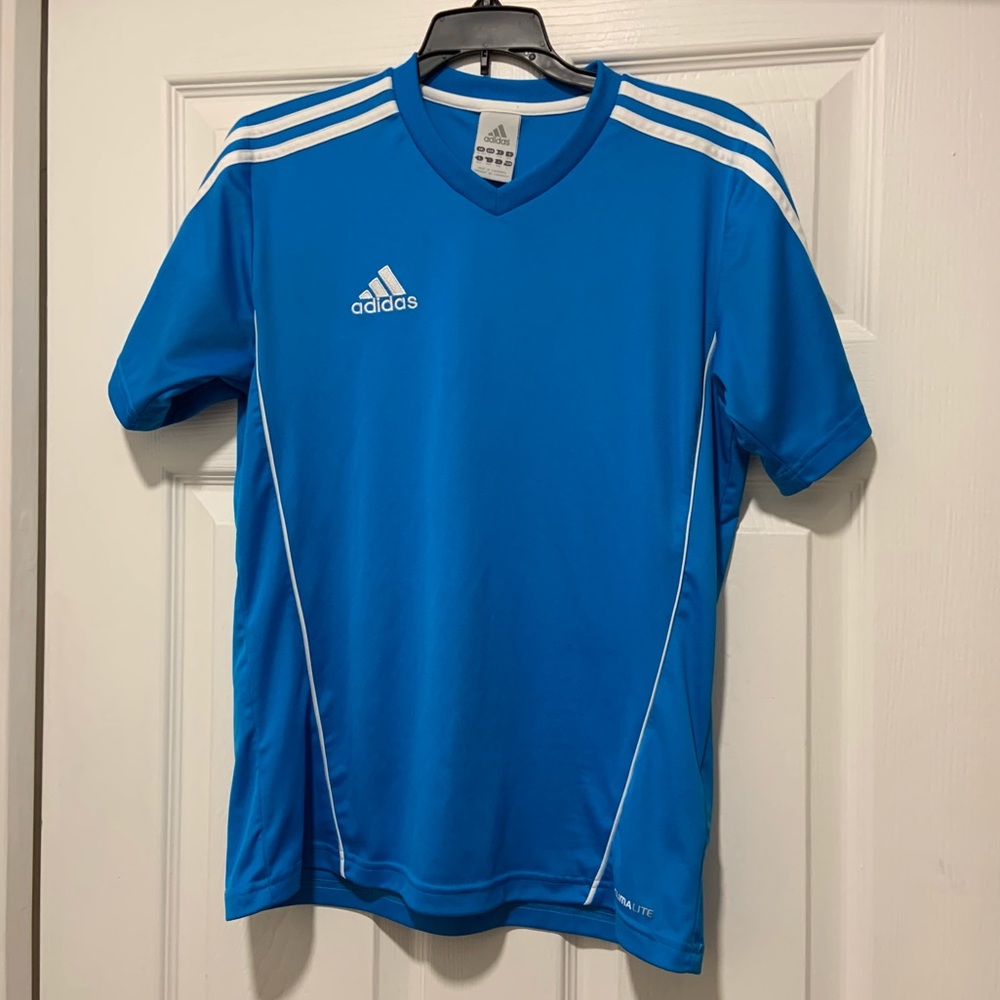 Adidas Blue Youth Large Sports Shirt